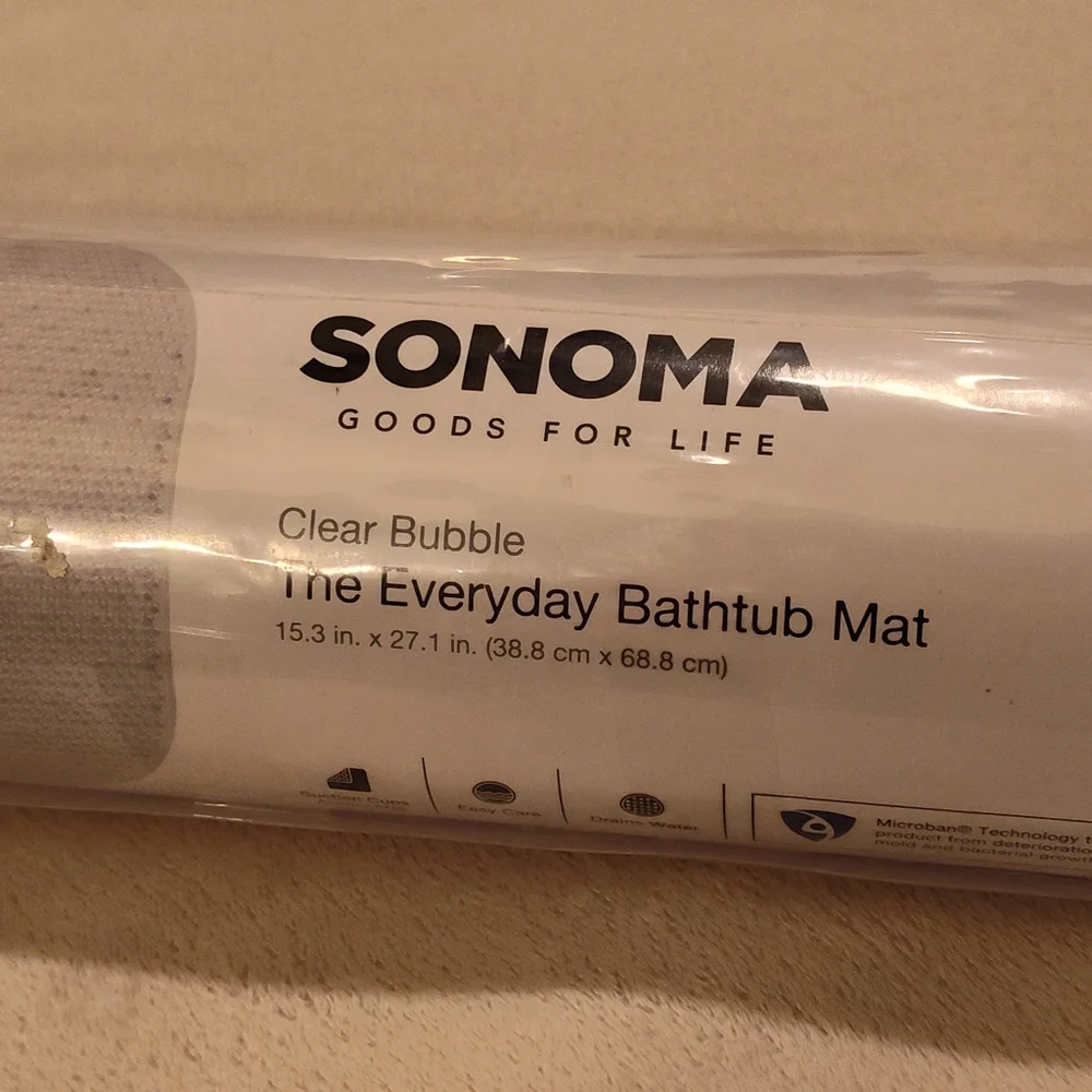 NEW! Sonoma Bubble Bath Mat